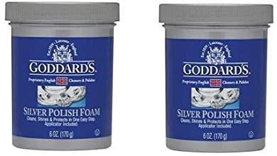2 X Silver Polish Foam 170g (Goddards) by Goddards