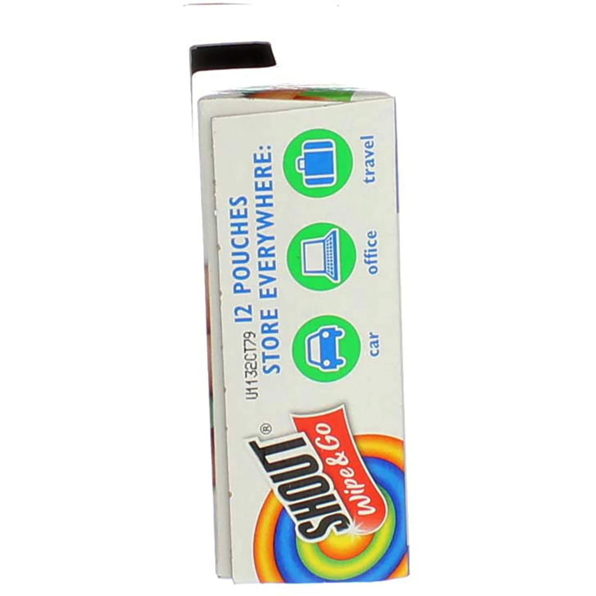 Shout Wipe & Go Lingettes instantanée Détachant 12 ch (pack de 2)