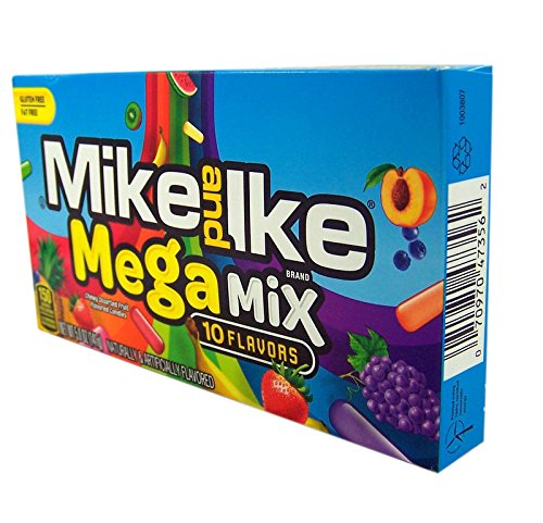 Mike and Ike Mega Mix Fruit Flavored Candies, 5 Oz, (Pack of 3)