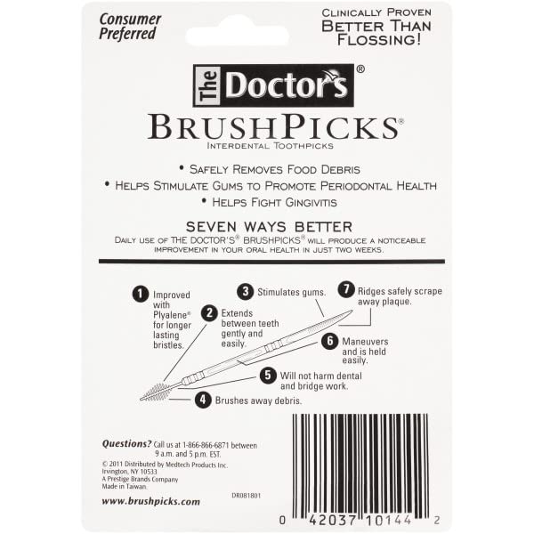 The Doctor's BrushPicks Interdental Toothpicks