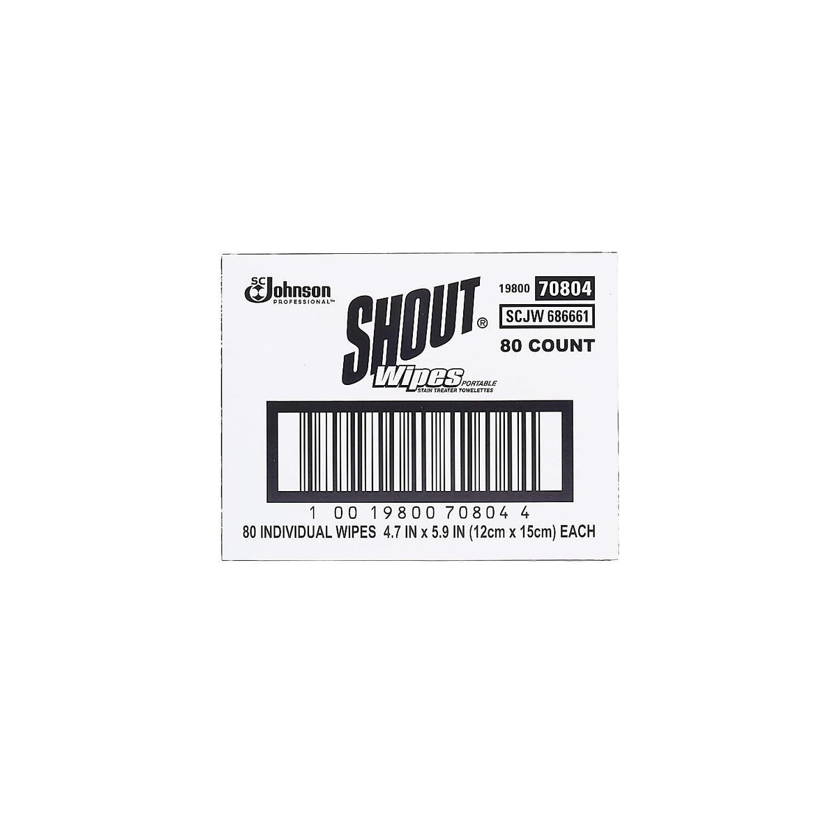 SHOUT Lingettes (boîte de 80)