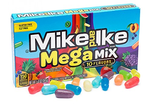 Mike and Ike Mega Mix Lot de 12 boîtes de 141 g