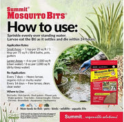 Summit Mosquito Bits® – Biological Mosquito Larvae & Fungus Gnat Control