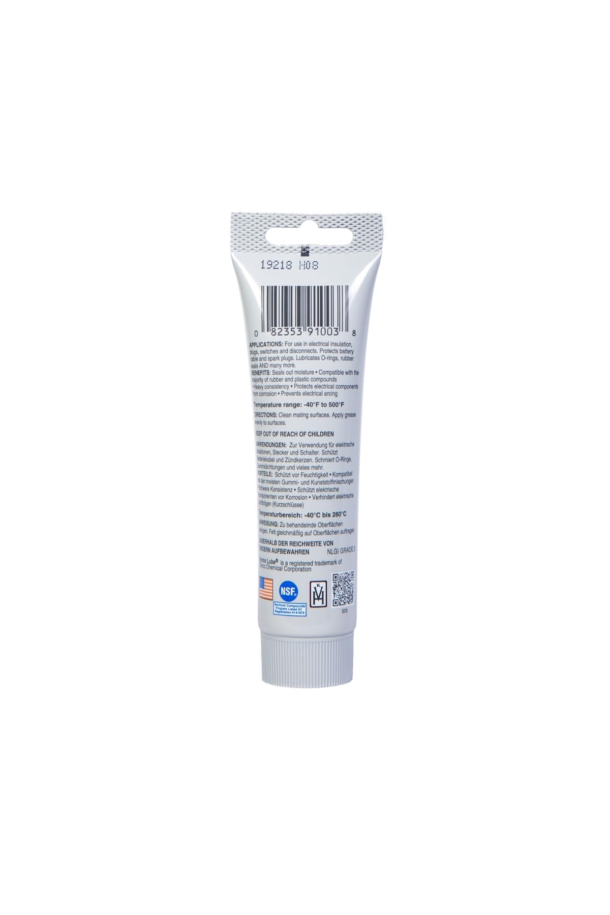 Super Synco Lube 91003 - Graisse Diélectrique Silicone, Tube de 85g