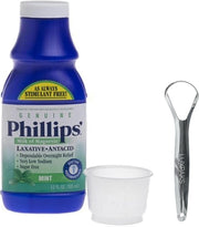 Wellness Set: Phillps Milk of Magnesia + LUXPAKS Tongue Scraper