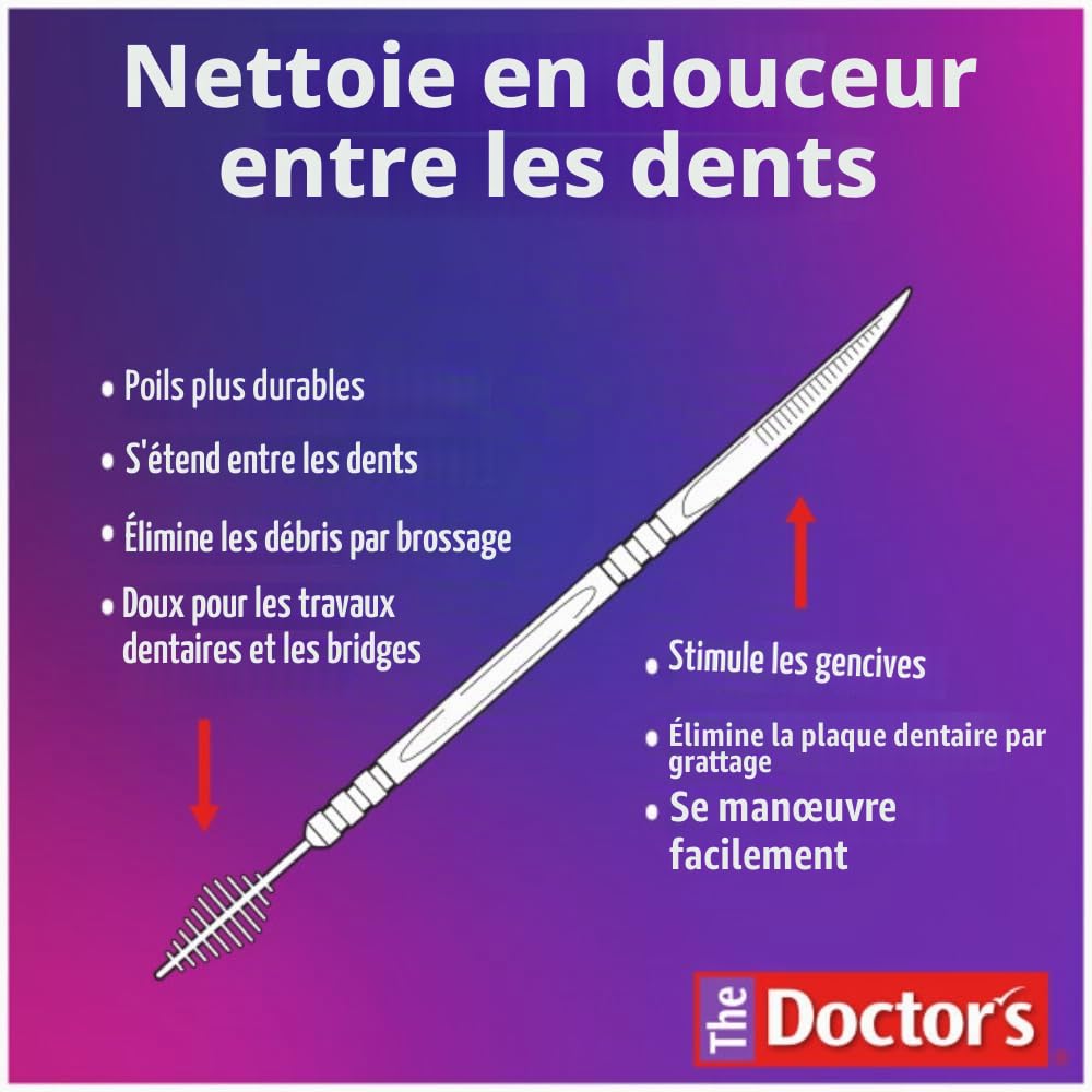 Cure-dents - Pour un nettoyage facile et en douceur - Paquet de 275