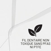 Reach Fil dentaire ciré aromatisé à la menthe pour soins buccaux et retrait de la plaque dentaire et de la nourriture des dents et des gencives, accepté par l'American Dental Association (ADA), saveur menthe rafraîchissante, 188 m (lot de 6)