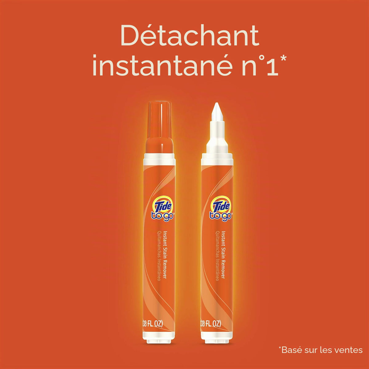 Tide 01870 CT to Go Détachant Pen, stylo de 9,6 gram (boîte de 6)