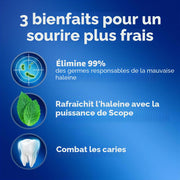 Crest Plus Scope Outlast Complete Whitening Toothpaste, Mint, 5.4 Ounce, 3 Count