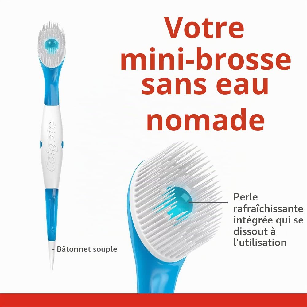 Colgate Wisp Lot de 24 mini brosses portables Max Fresh gfqBUe, menthe poivrée, lot de 2