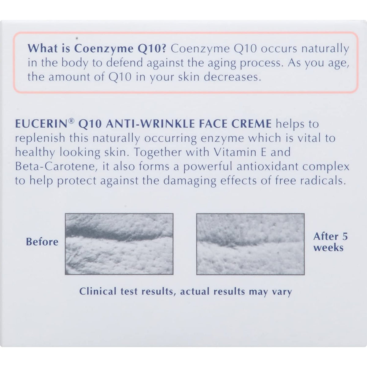 Eucerin Q10 Active Anti-Wrinkle Day Cream - Dry Skin 50ml