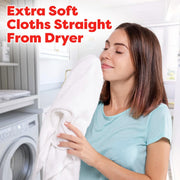 Bounce Lot de 160 draps adoucissants au parfum frais – Draps de nettoyage frais et secs durables pour sèche-linge – Aide à réduire les rides et adoucir les tissus, repousse les peluches et les cheveux