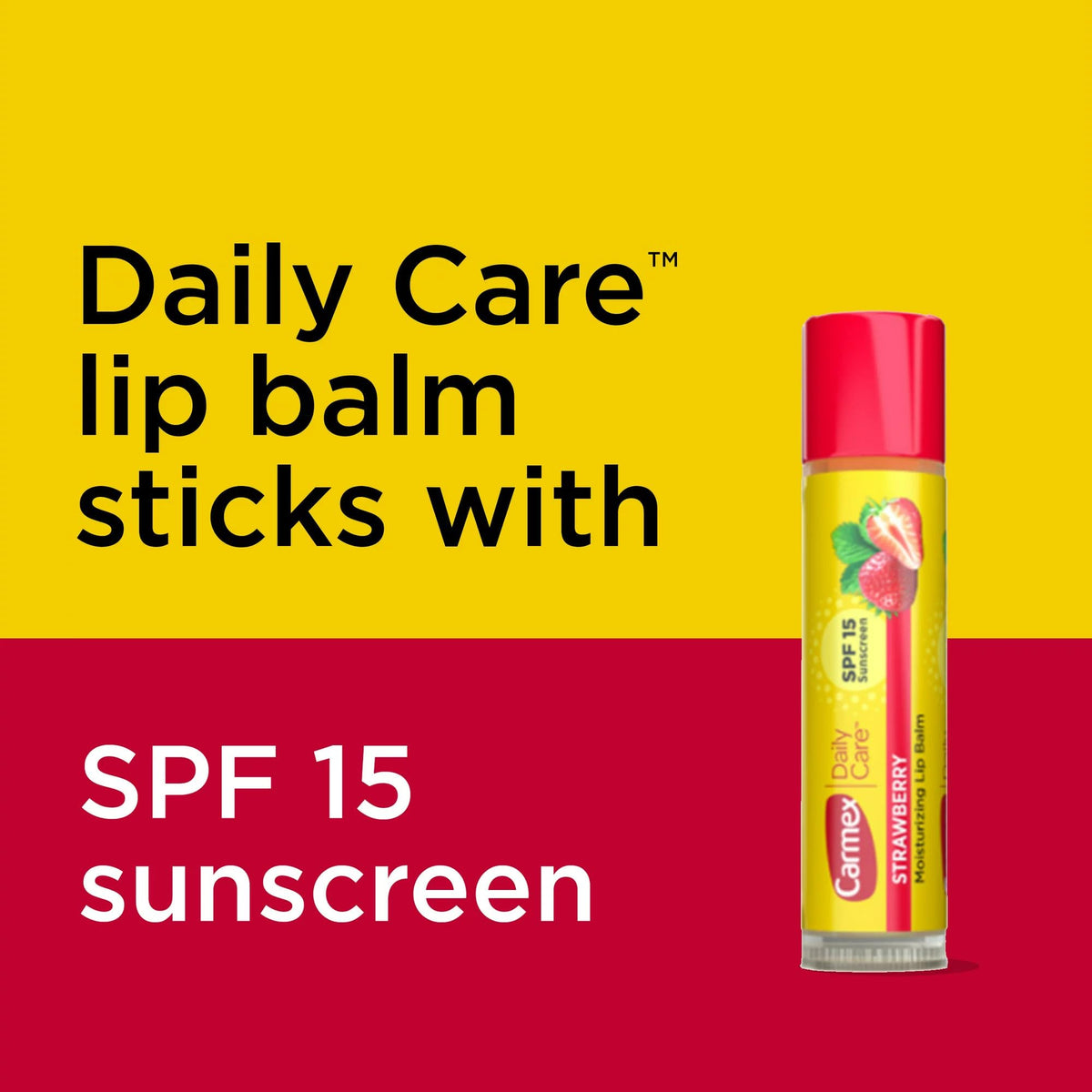Carmex Daily Care SPF15 Lot de 4 paquets de 3 bâtonnets