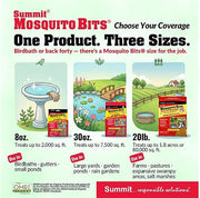 Summit Mosquito Bits® – Biological Mosquito Larvae & Fungus Gnat Control