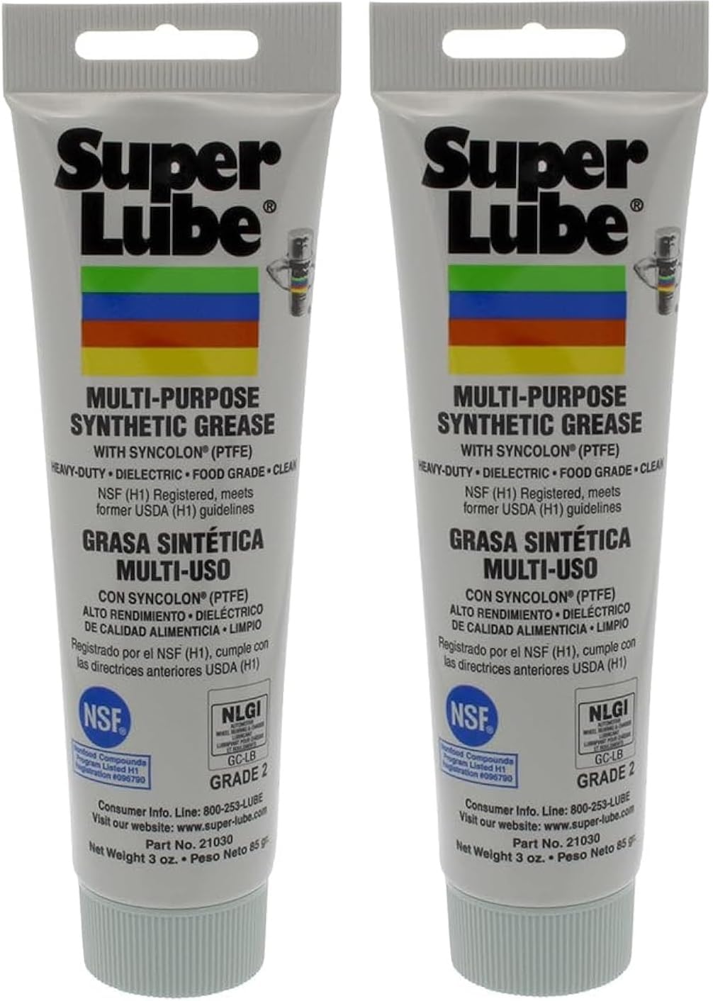 Super Lube -21030 Synthetic Multi-Purpose Grease, 3 oz (Pack of 2)
