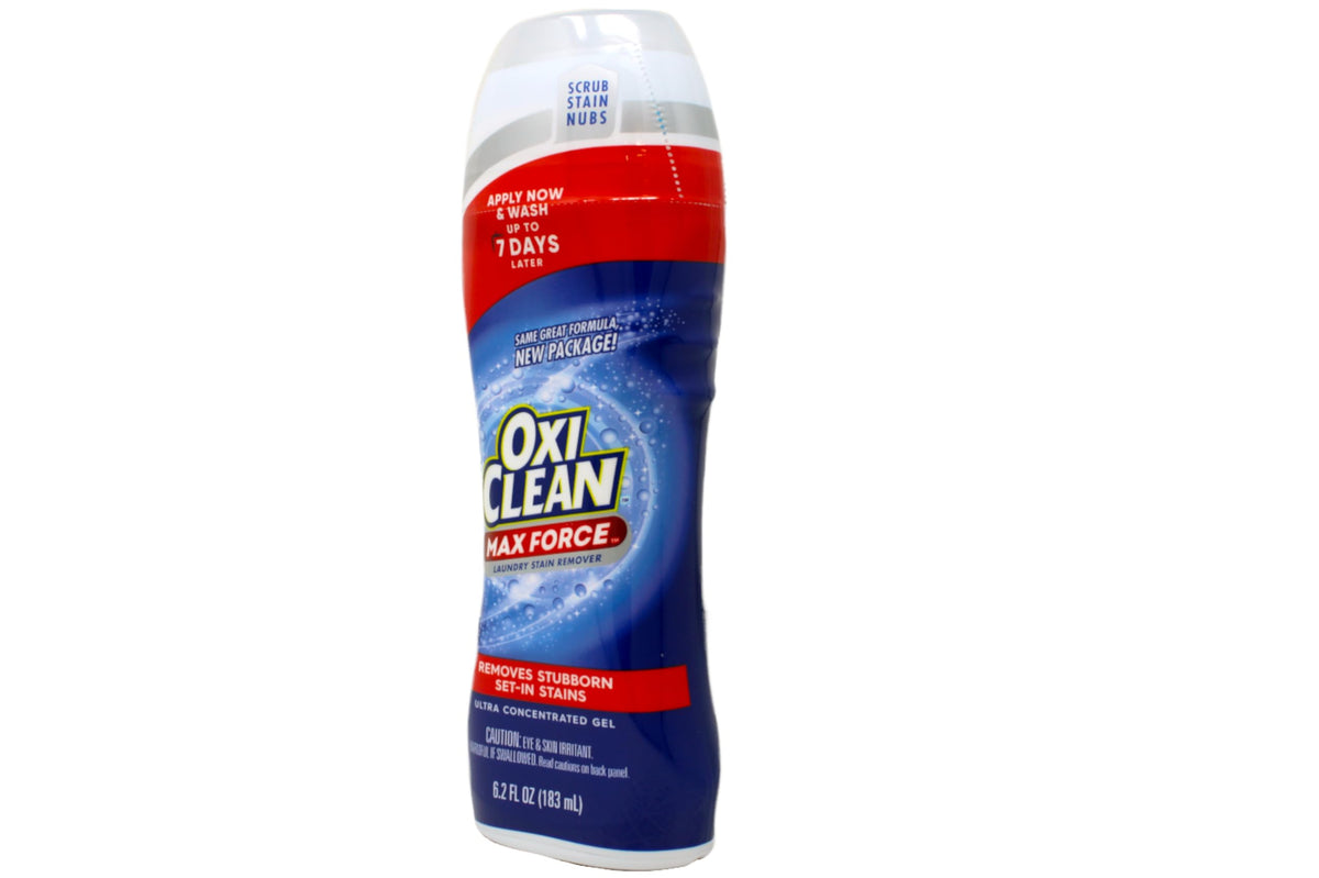 OXI Clean Max Force Lot de 2 détachants pour vêtements 175,8 g – Bâton de taches pour vêtements, détachant de graisse pour vêtements – Gel pour 5 types de taches