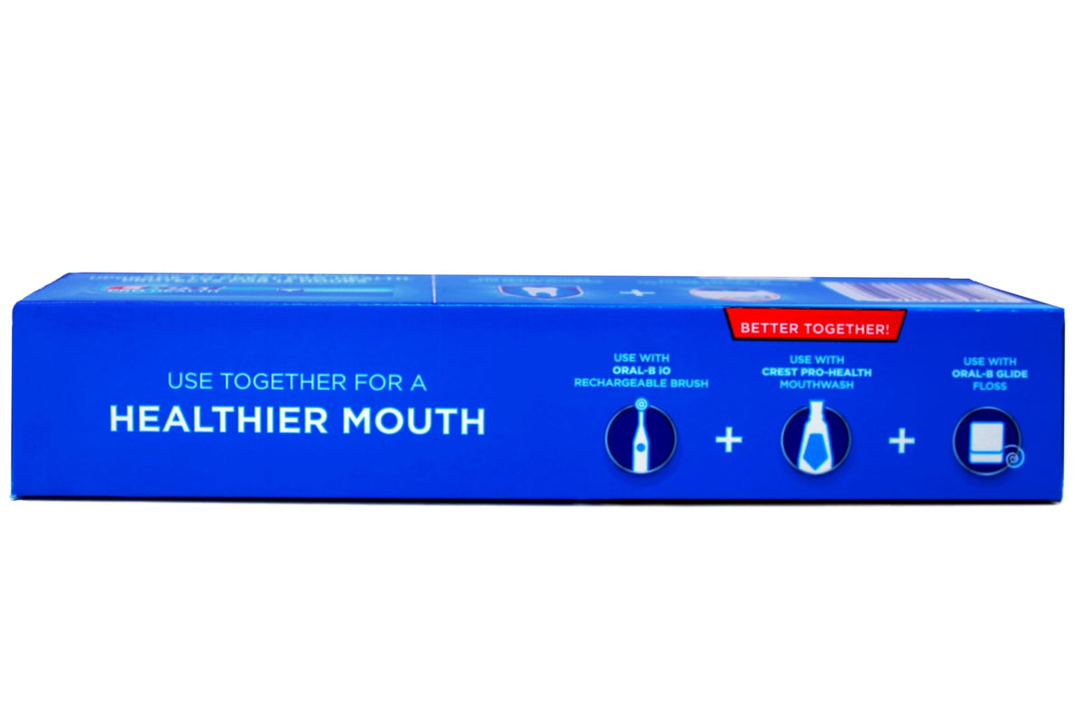 Crest Cavity Plus Protection Toothpaste, Regular, 8.2 Oz (Pack of 6) by Crest (English Manual)
