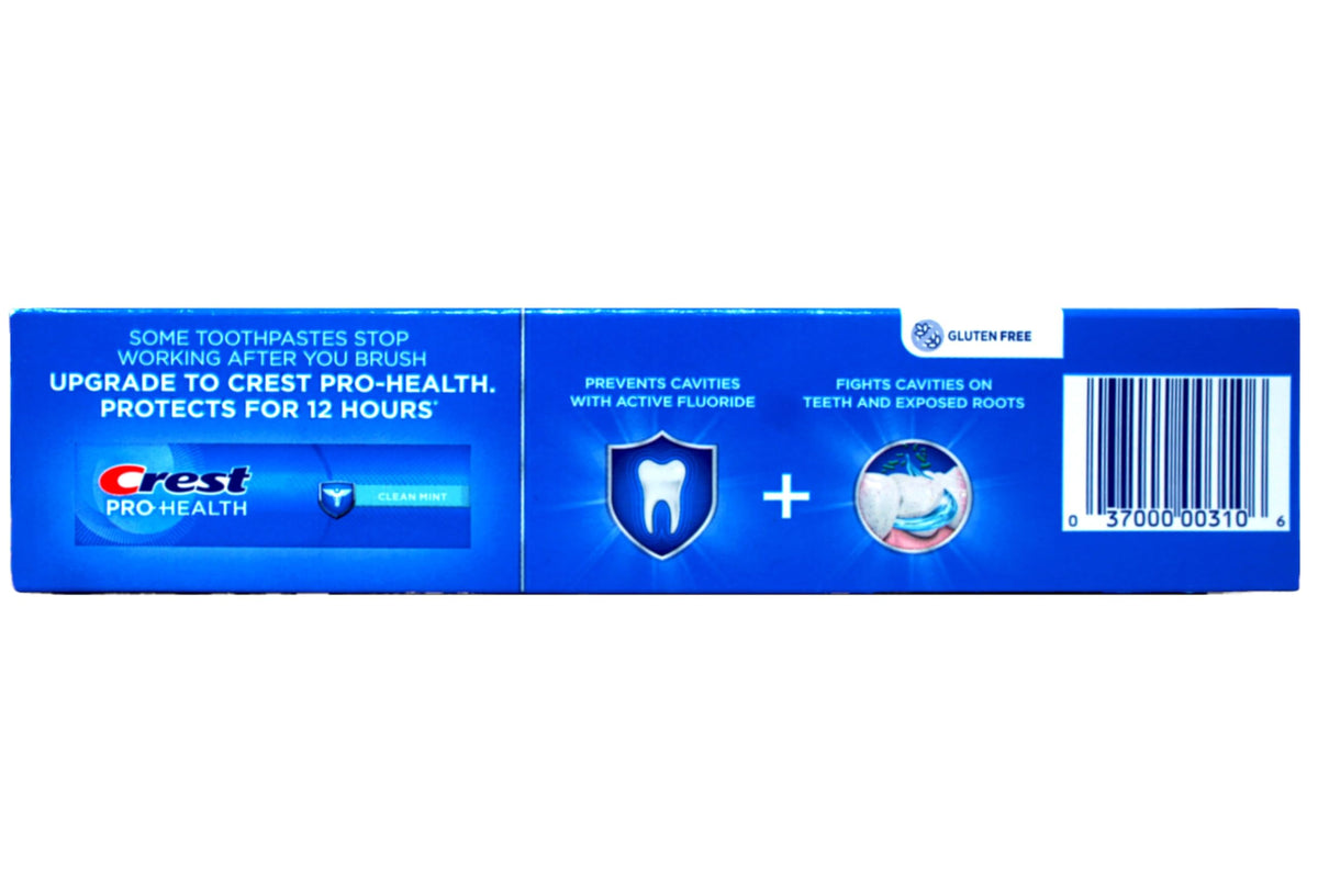 Crest Cavity Plus Protection Toothpaste, Regular, 8.2 Oz (Pack of 6) by Crest (English Manual)