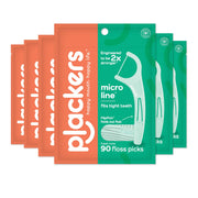 Plackers Micro Mint, 90 Count (Pack of 6) by Plackers