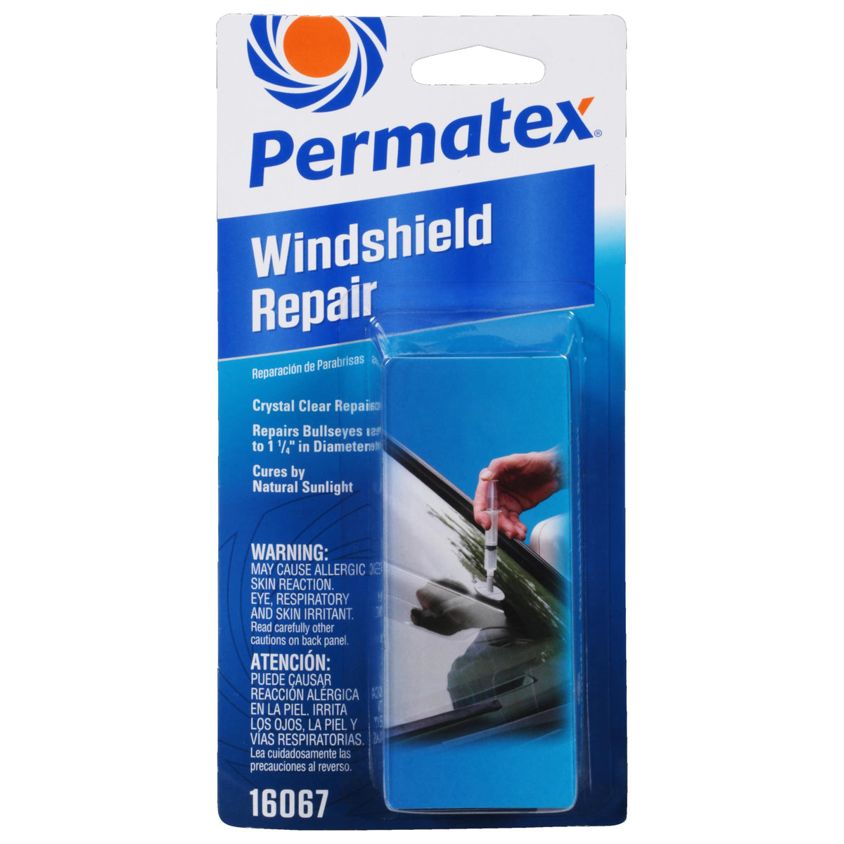 Permatex Bullseye 16067 Kit de réparation de Pare-Brise Seringue 0,25 oz
