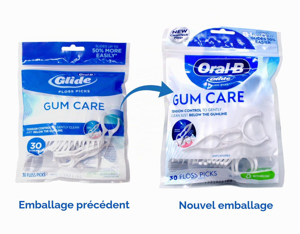 Glide 30 bâtonnets de fil dentaire