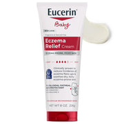 Eucerin Baby Eczema Relief Body Cream - Steroid & Fragrance Free for 3+ Months Of Age - 8 Oz. Tube
