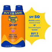 Banana Boat Ultra Mist Sport Performance Lot de 2 sprays de protection solaire à large spectre SPF 30 170 ml
