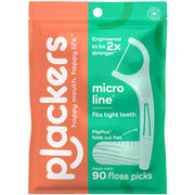 PLACKERS - 8104199 - Porte-Fil Dentaire Mentholé Micro Mint Sachet de 90 Unités