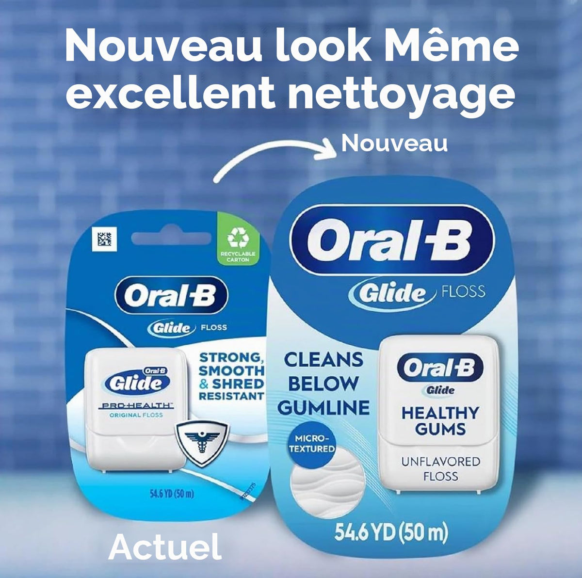Oral-B Fil dentaire Glide Pro-Health