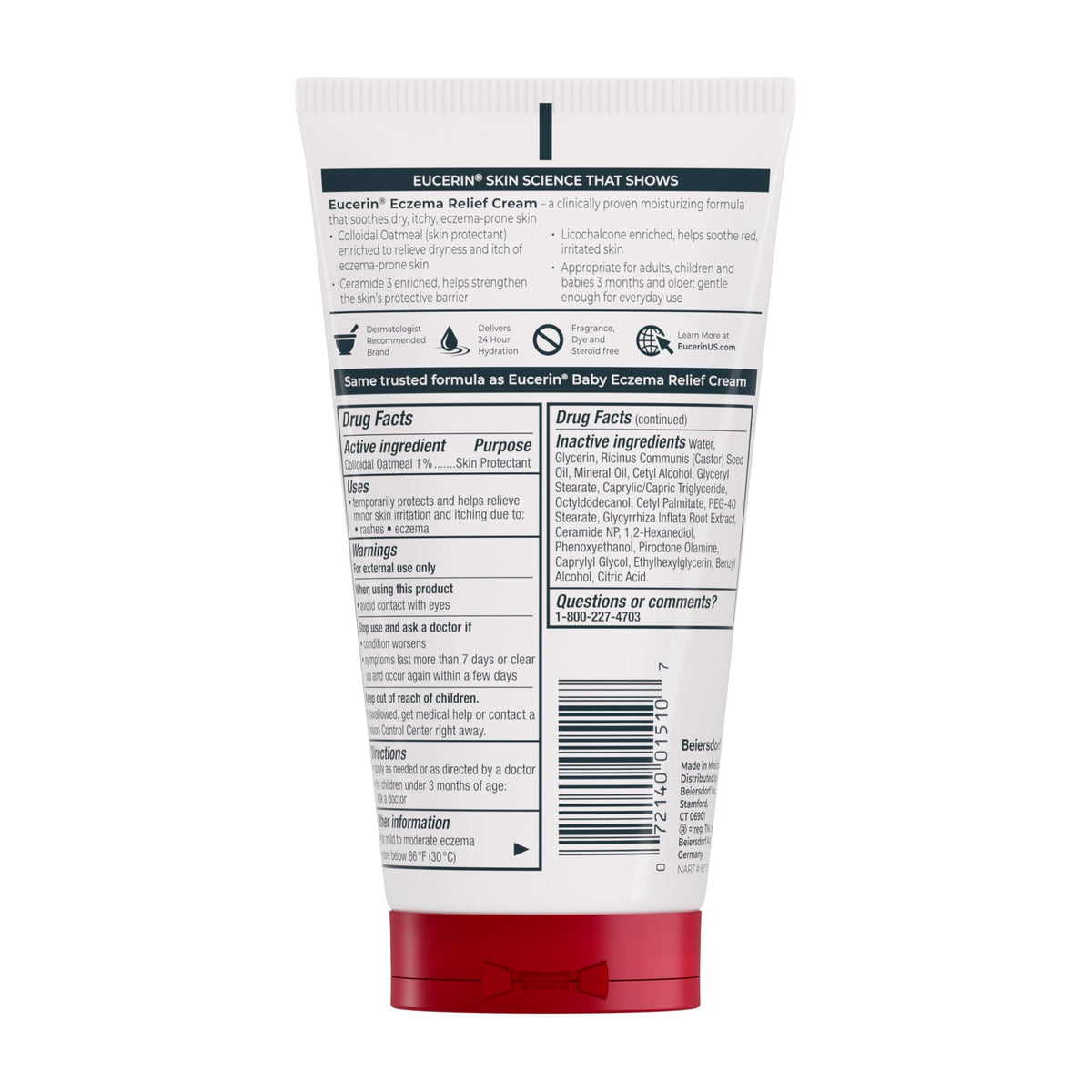 Eucerin Eczema Relief, Body Creme, 5 Ounce by Eucerin