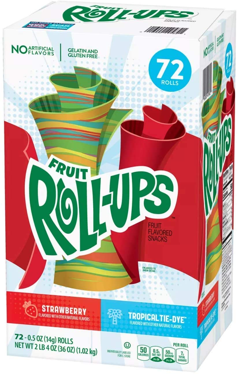 Crocker Fruit Roll-Ups Variety Pack 72ct/box