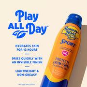 Banana Boat Ultramist Clear Defense Crème solaire SPF 50, 6 onces