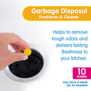 Plink Lot de 3 désodorisants pour déchets Parfum Citron