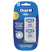 Oral-B Glide Pro-Health Dental Floss, Deep Clean Cool Mint Flavor, 40 M, 3 Count