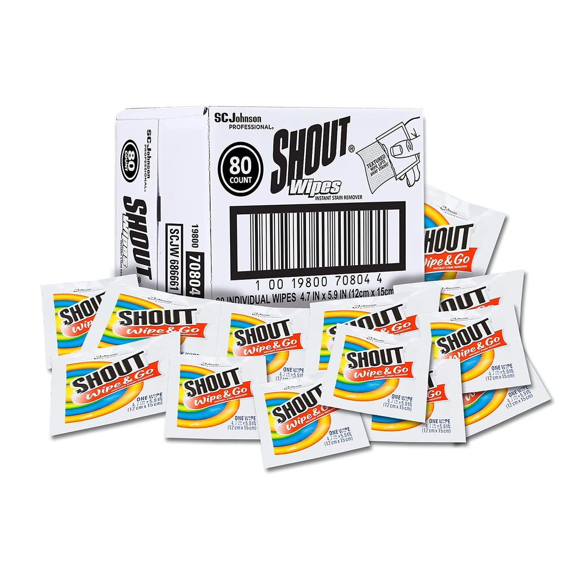 SHOUT Lingettes (boîte de 80)