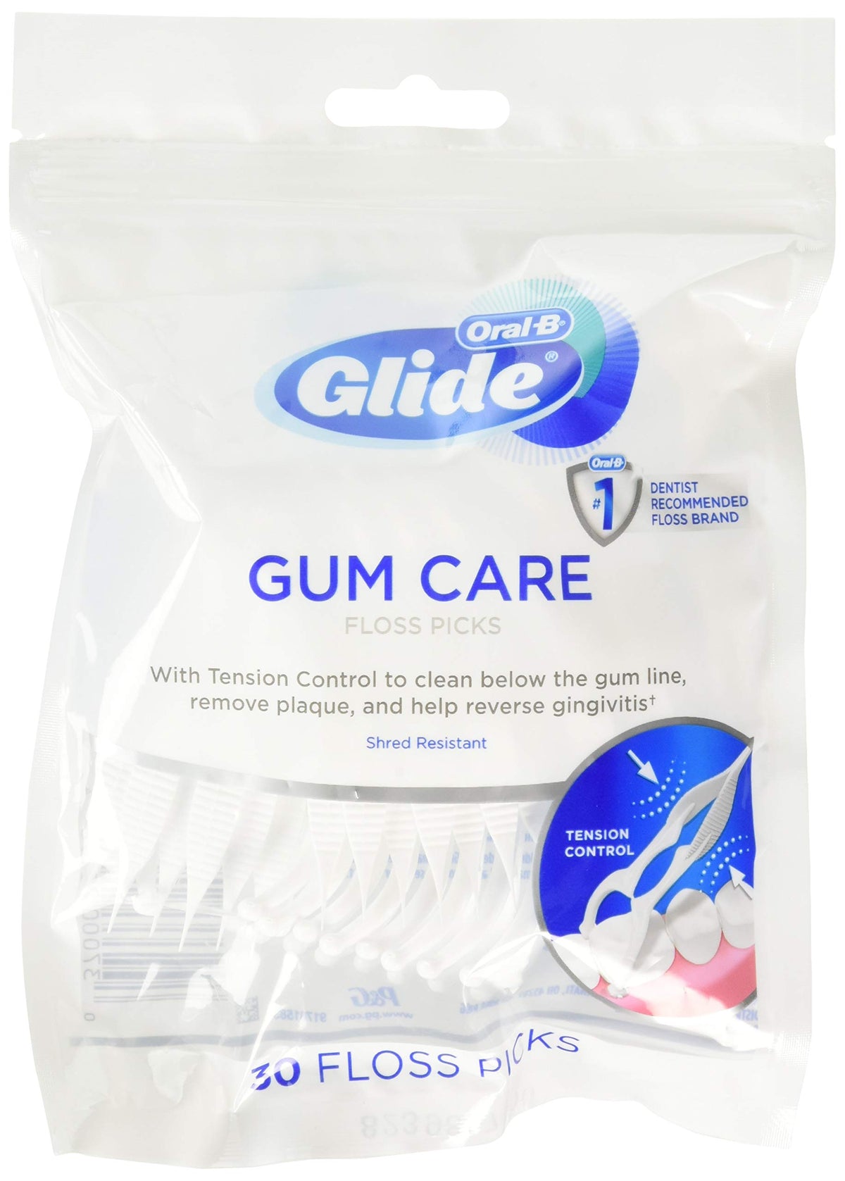Glide Pro-Health Advanced Lot de 30 médiators pour fil dentaire 30 pièces