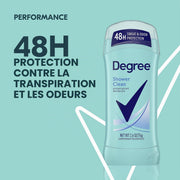 Degree Women Antiperspirant Deodorant Stick, Shower Clean 2.6 oz