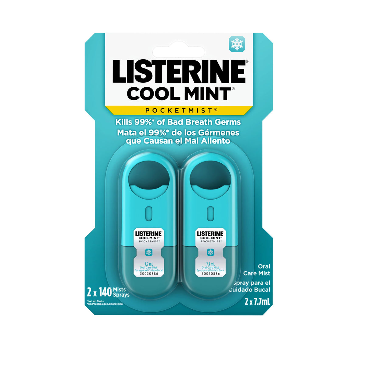 Listerine Pocketmist Cool Mint, 2 Count by Listerine