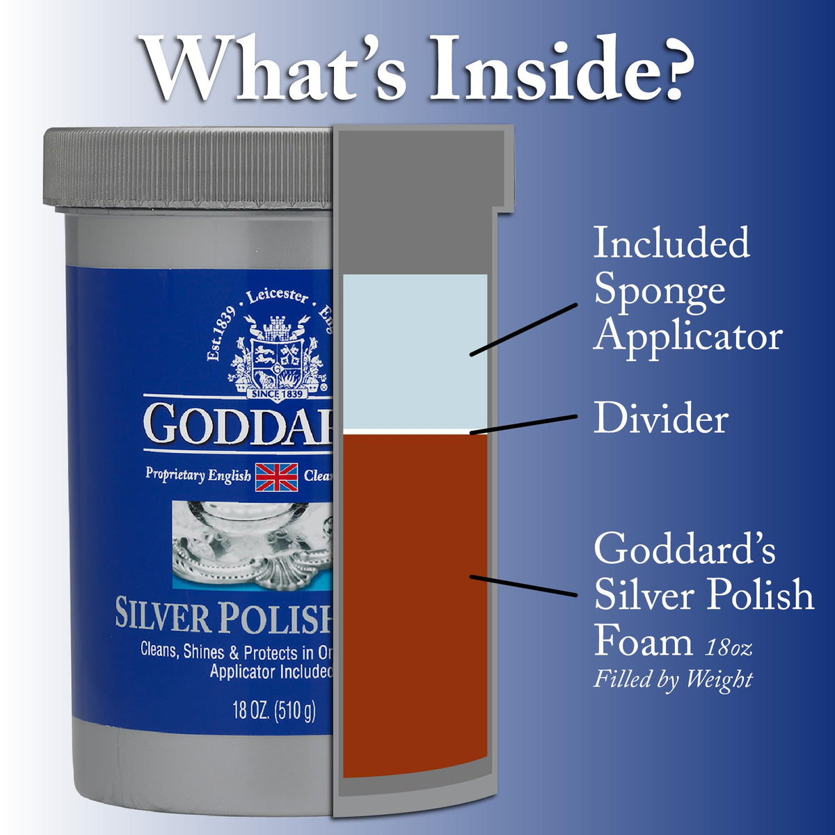 Goddard 707087 Argent Polish, 18 oz