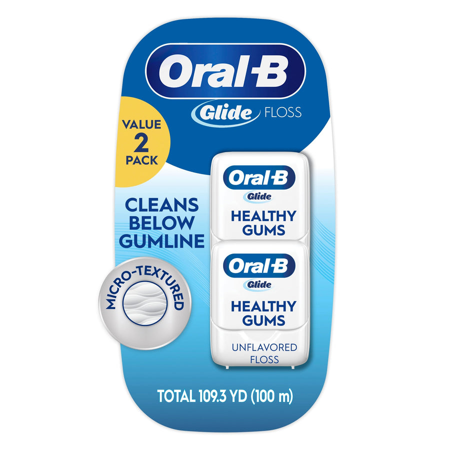 Oral-B Glide Pro-Health Lot de 2 bobines de fil dentaire 100 m