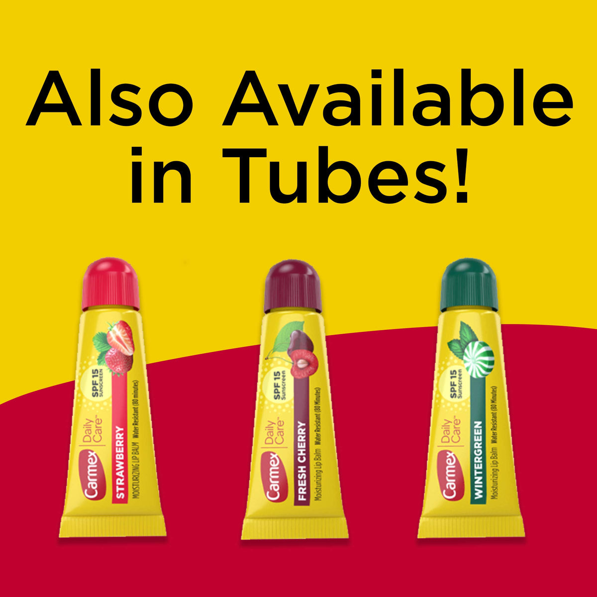 Lot de 3 tubes de baume à lèvres Carmex Daily Care (assortiment) – 0,15 oz