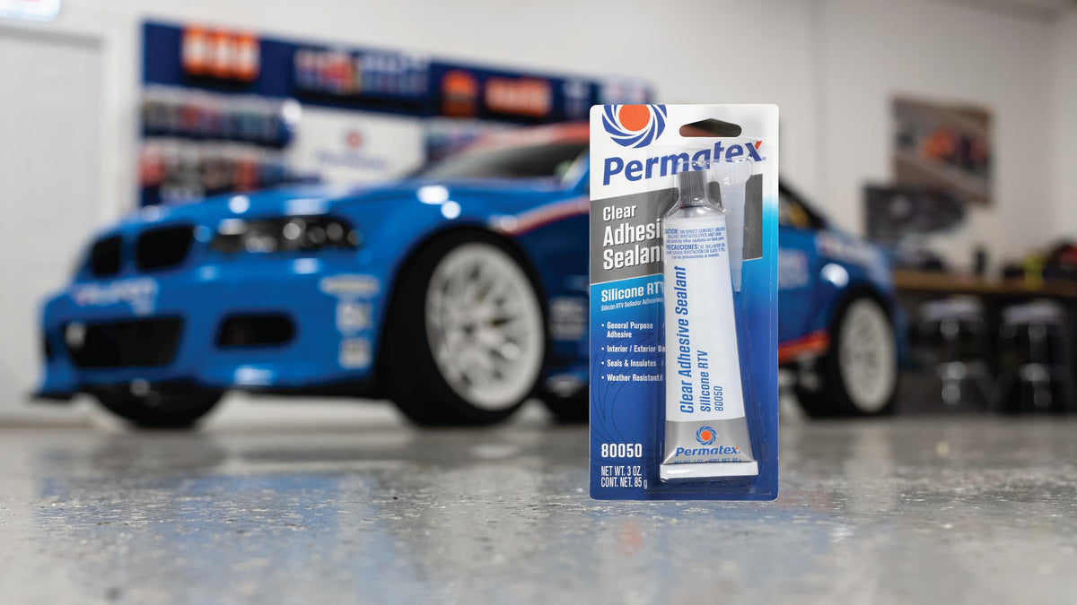 Permatex 80050 Mastic adhésif en Silicone Transparent RTV 85 g