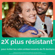 PLACKERS - 8104199 - Porte-Fil Dentaire Mentholé Micro Mint Sachet de 90 Unités