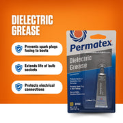 Permatex 81150 Dielectric Tune-Up Grease, Protects connections from Salt, Dirt and corrosion,Prevent Spark plugs & Boot damage 1 x 9g
