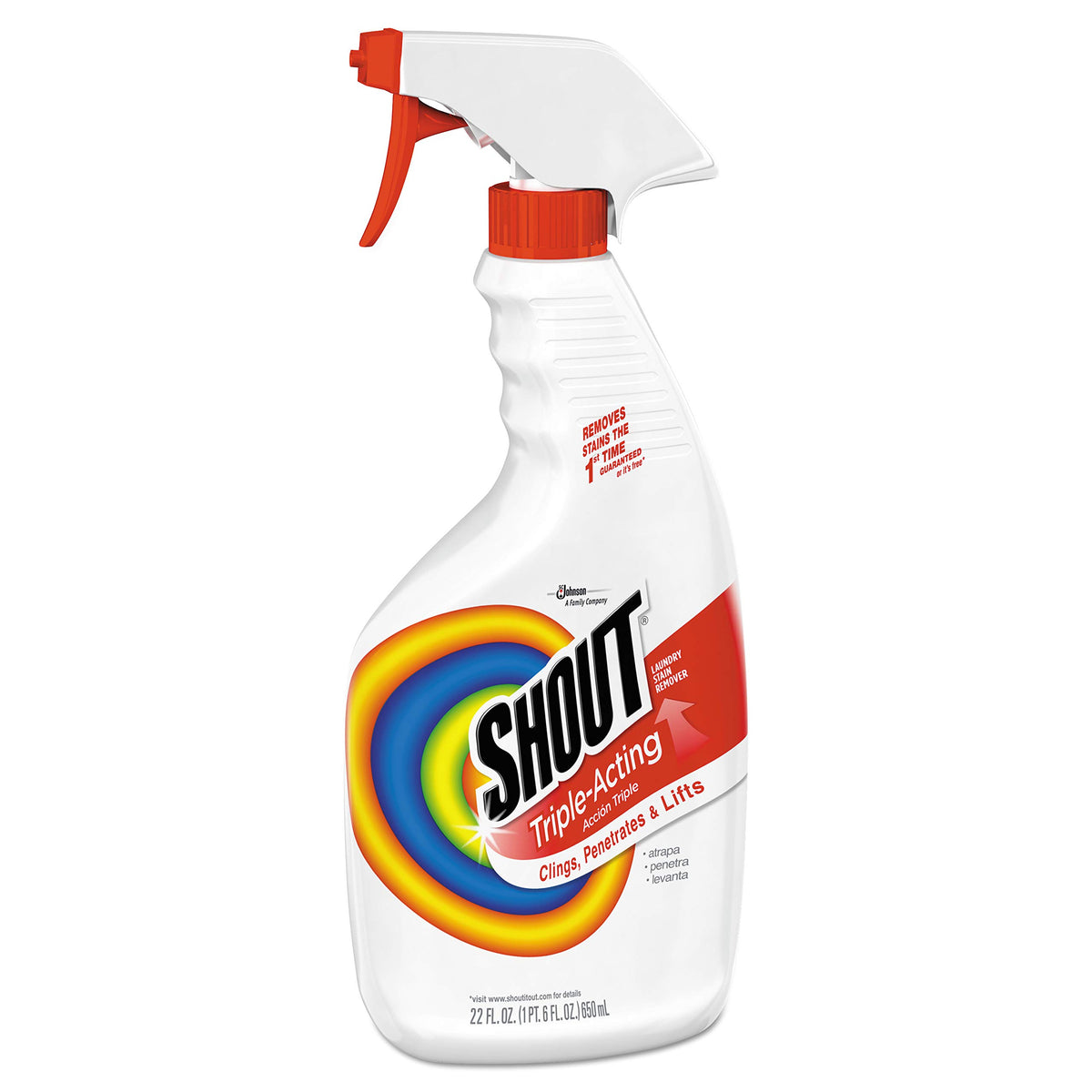 Shout Laundry Stain Remover Trigger Spray – 22 oz – 2 pk by Shout