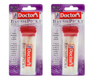 The Doctor's BrushPicks Lot de 2 cure-dents interdentaires 120 pics par paquet