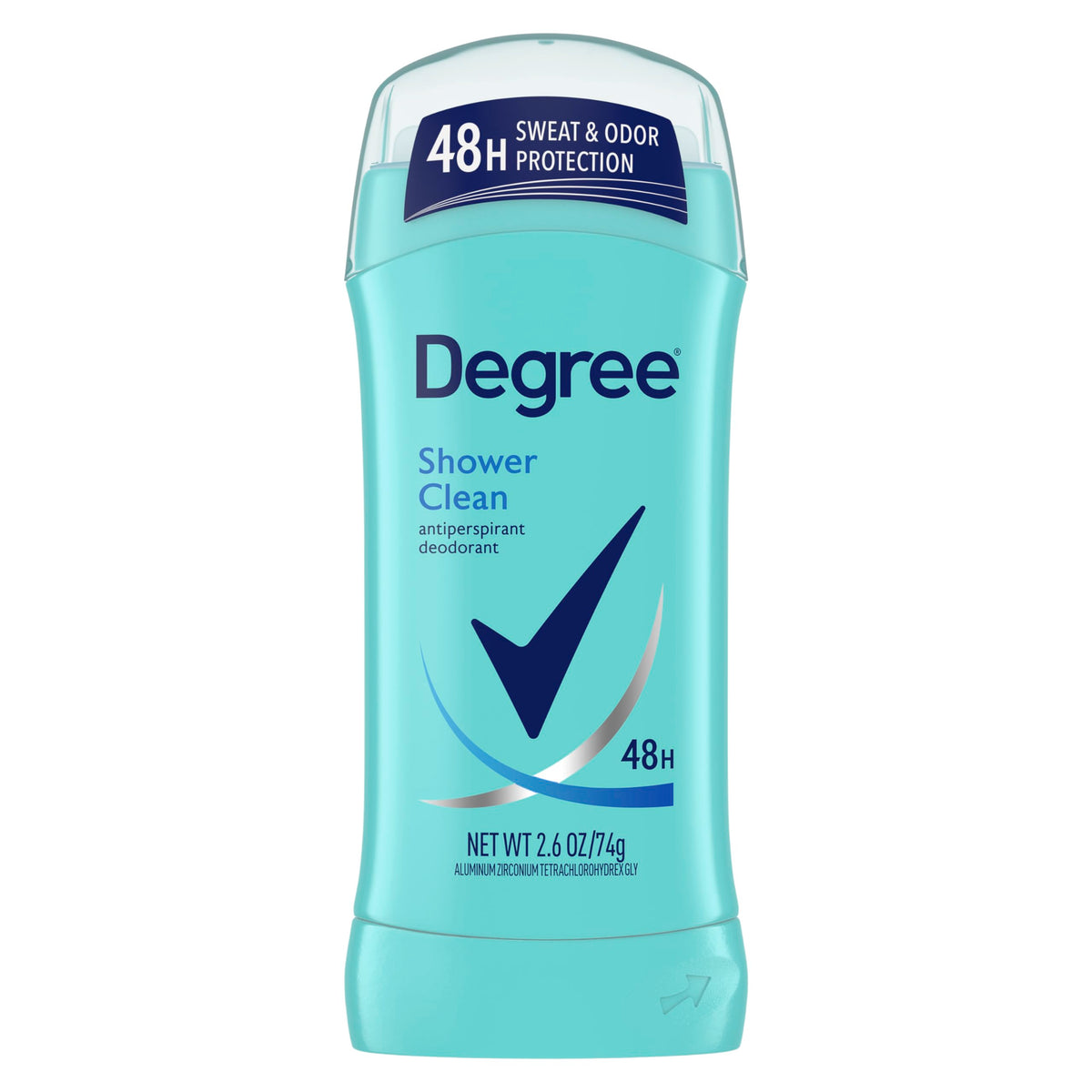 Degree Women Antiperspirant Deodorant Stick, Shower Clean 2.6 oz