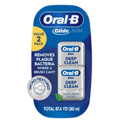 Oral-B Glide Pro-Health Dental Floss, Deep Clean Cool Mint Flavor, 40 M, 3 Count