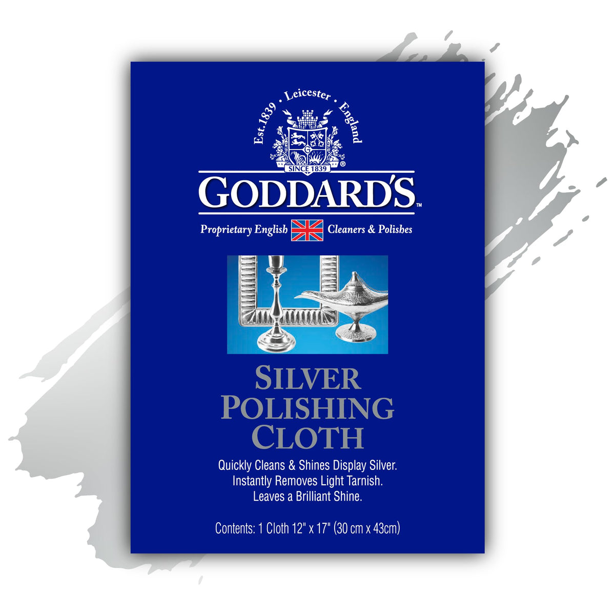 Goddard's Chiffon de Polissage Argent - Pas de frottement ou de Polissage nécessaire. 1 Pack Bleu