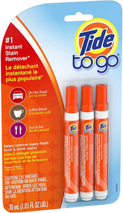 Tide to go Lot de 3 détachants instantanés à emporter Idéal pour les déplacements